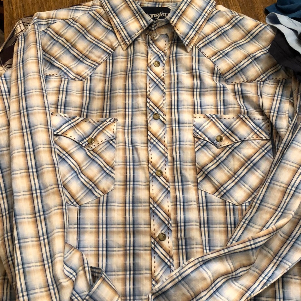 Men’s wrangler pearl snap